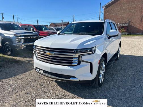 Summit White 2023 Chevrolet Tahoe 4WD High Country