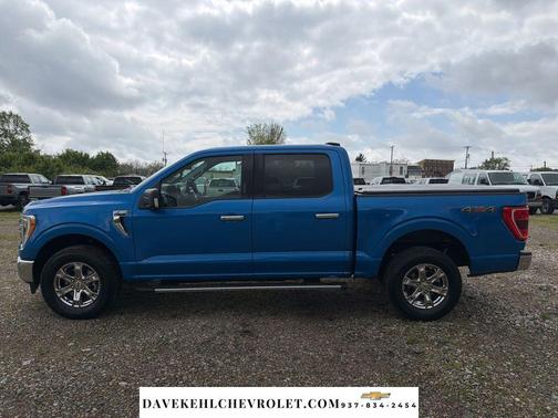 Blue Metallic 2021 Ford F-150 XLT