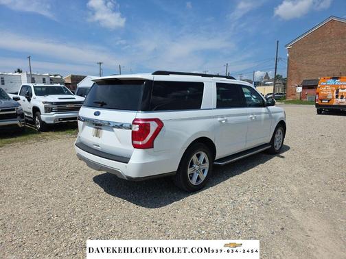 Star White Metallic Tri-Coat 2021 Ford Expedition Max XLT