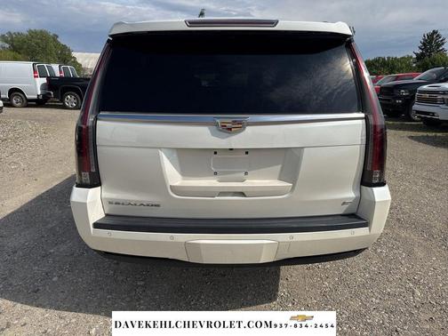 White Diamond Clearcoat 2015 Cadillac Escalade ESV Platinum