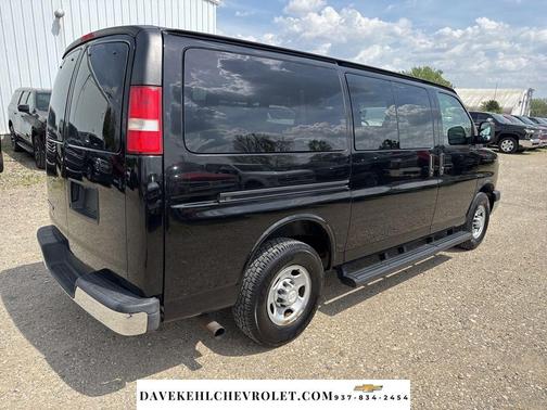 Black 2015 Chevrolet Express 2500 LT
