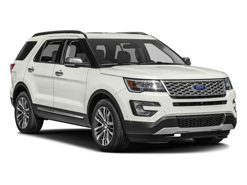 White Platinum Metallic Tri-Coat 2017 Ford Explorer Platinum