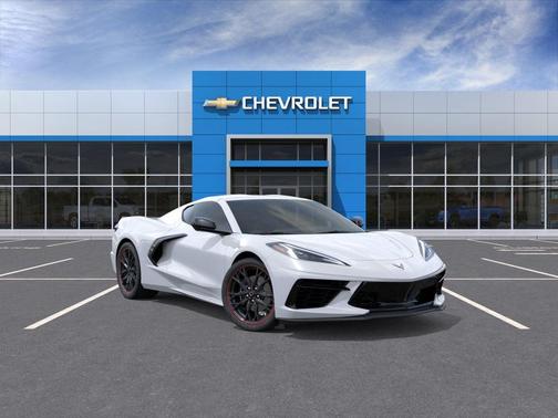 Arctic White 2026 Chevrolet Corvette Stingray w/1LT