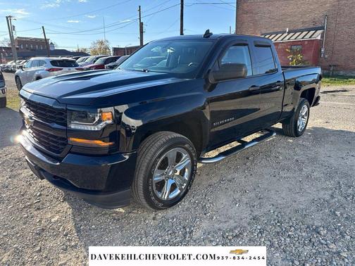 Black 2018 Chevrolet Silverado 1500 Custom