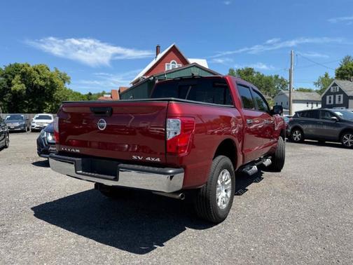 Red 2018 Nissan Titan SV