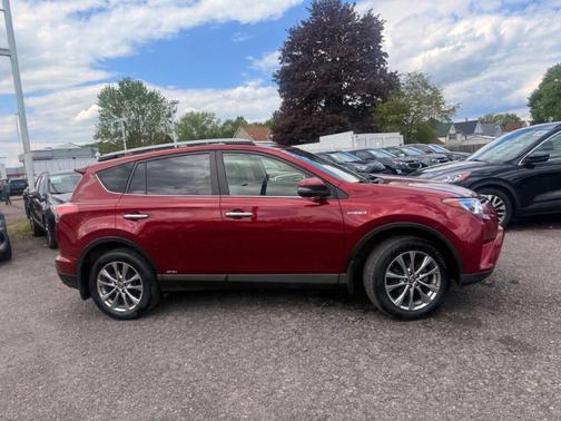 Ruby Flare Pearl 2018 Toyota RAV4 Hybrid Limited