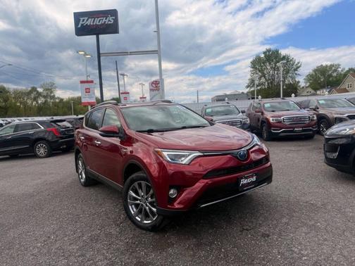 Ruby Flare Pearl 2018 Toyota RAV4 Hybrid Limited