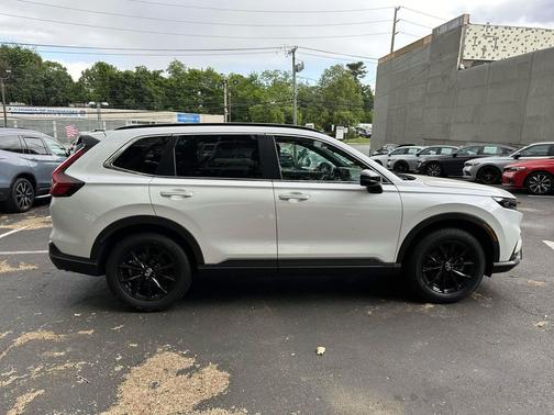 Platinum White Pearl 2024 Honda CR-V Hybrid Sport AWD