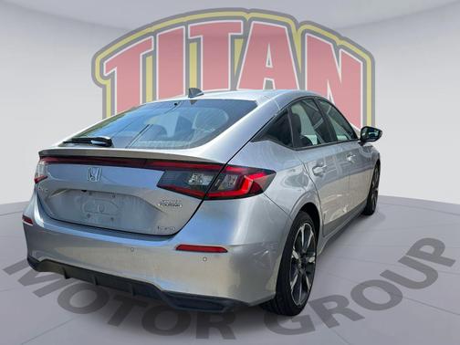 Solar Silver Metallic 2025 Honda Civic Hybrid