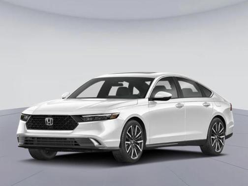 Platinum White Pearl 2026 Honda Accord Hybrid Touring