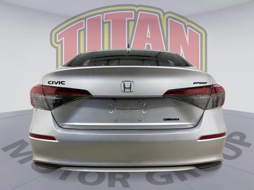Solar Silver Metallic 2026 Honda Civic Hybrid Sport