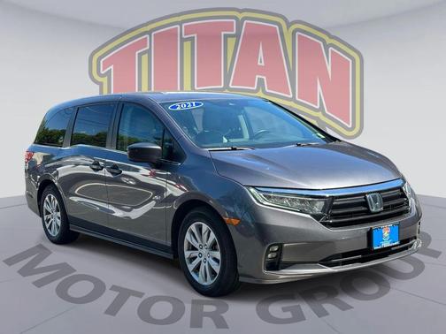 Modern Steel Metallic 2021 Honda Odyssey LX