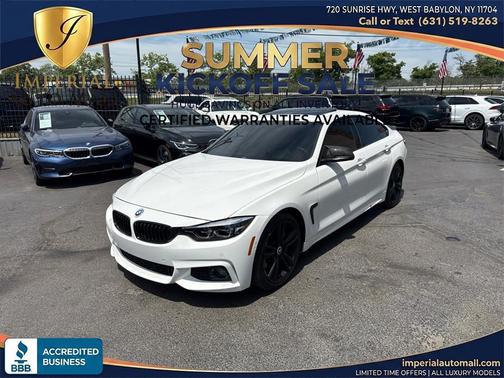Alpine White 2017 BMW 440 Gran Coupe Gran Coupe