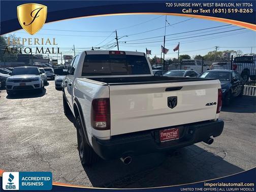 Bright White 2020 RAM 1500 Classic Warlock 4x4 Crew Cab 5''7' Box