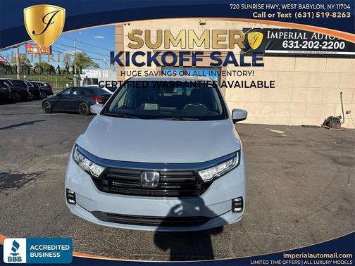 Obsidian Blue Pearl 2024 Honda Odyssey Touring Auto