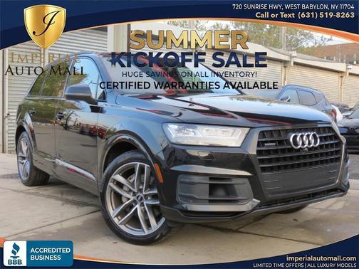 Night Black 2018 Audi Q7 3.0T Prestige