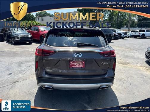 Chestnut Bronze 2019 INFINITI QX50 Luxe