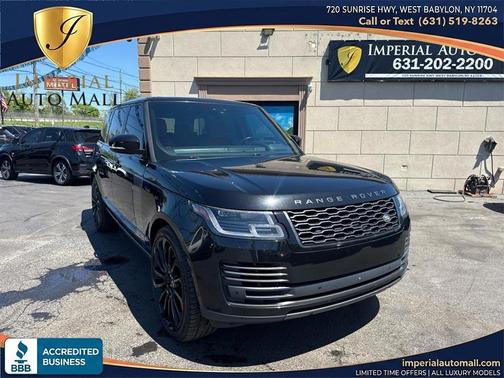 Borealis Black Ultra Metallic Satin 2019 Land Rover Range Rover 5.0L V8 Supercharged Autobiography