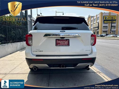 Oxford White 2021 Ford Explorer Limited 4WD