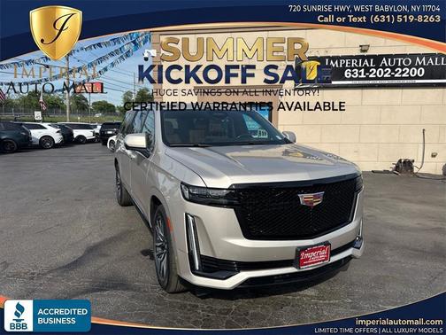 Sandstone Metallic 2021 Cadillac Escalade ESV Sport