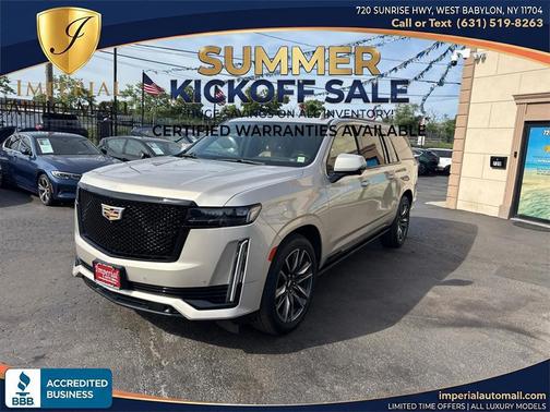 Sandstone Metallic 2021 Cadillac Escalade ESV Sport