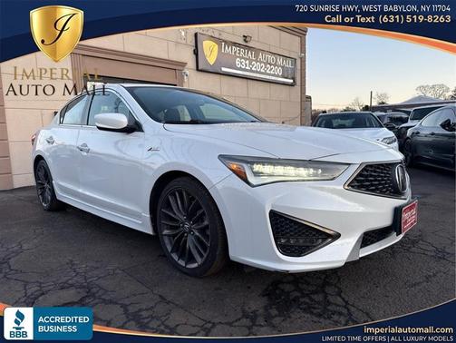 Platinum White Pearl 2019 Acura ILX Premium & A-SPEC Packages