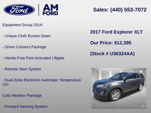 Magnetic 2017 Ford Explorer XLT