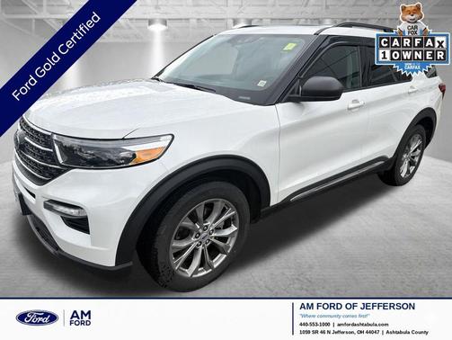 White Metallic 2023 Ford Explorer XLT