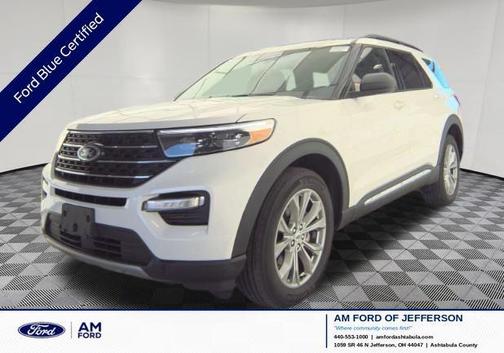 White Metallic 2023 Ford Explorer XLT