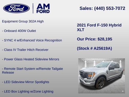 Silver Metallic 2021 Ford F-150 XLT