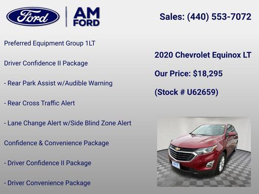 Cajun Red Tintcoat 2020 Chevrolet Equinox 1LT
