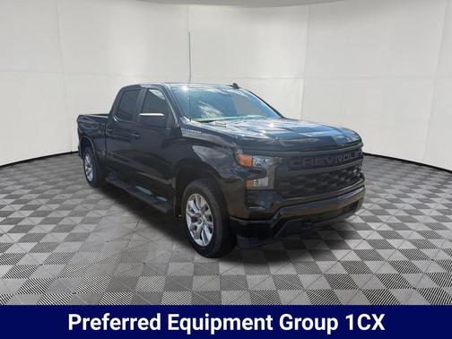 Black 2025 Chevrolet Silverado 1500 Custom