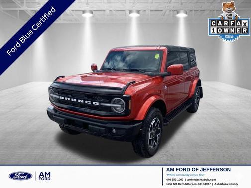 Chili Pepper Red 2022 Ford Bronco Outer Banks