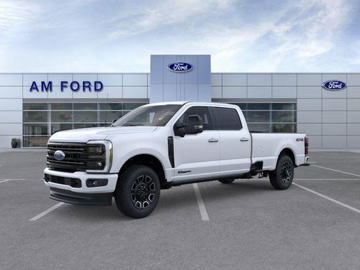 Star White Metallic Tri-Coat 2026 Ford F-350 Platinum
