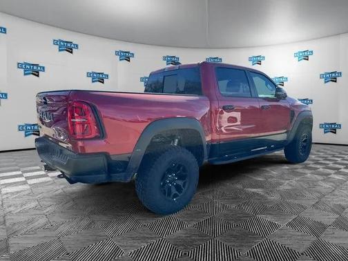 Red 2026 RAM 1500 RHO Crew Cab 4x4 5'7' Box