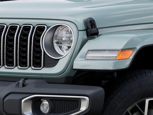 Gray 2026 Jeep Wrangler 4-Door Sahara 4x4