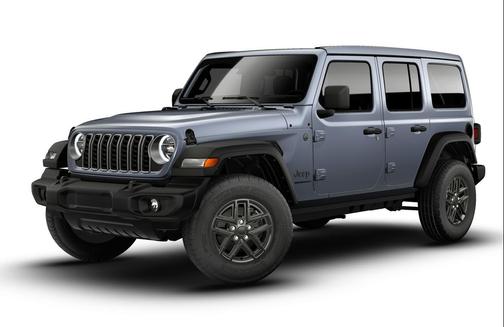 Gray 2026 Jeep Wrangler Sport S