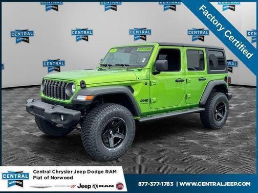 Mojito Clearcoat 2025 Jeep Wrangler Sport S