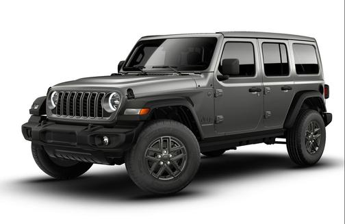 Gray 2026 Jeep Wrangler Sport S