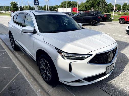 Platinum White Pearl 2023 Acura MDX Technology