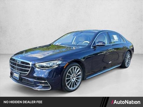 Nautical Blue Metallic 2022 Mercedes-Benz S-Class S 580 4MATIC