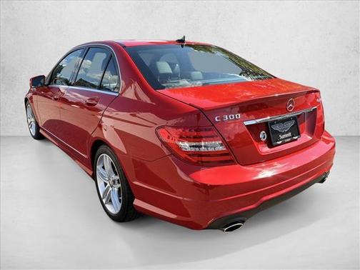 Mars Red 2014 Mercedes-Benz C-Class C 300 4MATIC Luxury