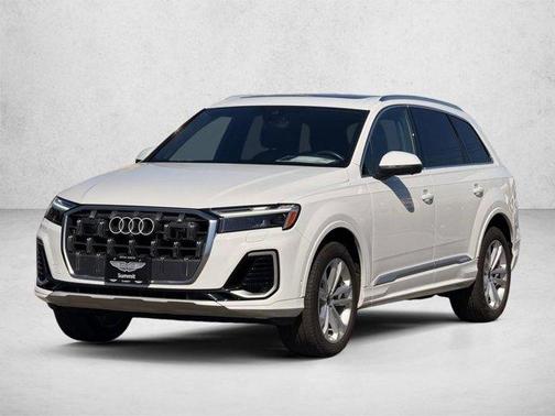 Carrara White 2025 Audi Q7 55 Premium Plus