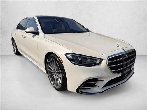 Diamond White 2023 Mercedes-Benz S-Class S 500 4MATIC