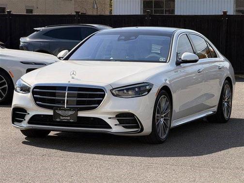 Diamond White 2023 Mercedes-Benz S-Class S 500 4MATIC