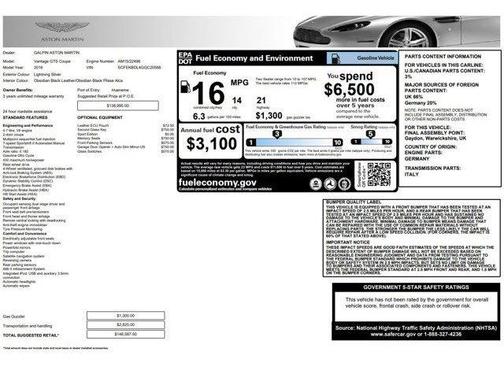 Lightning Silver 2016 Aston Martin V8 Vantage S Base