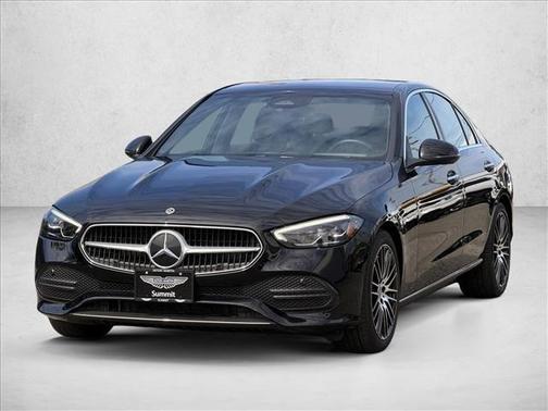 Black 2025 Mercedes-Benz C-Class C 300 4MATIC