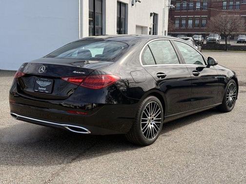 Black 2025 Mercedes-Benz C-Class C 300 4MATIC