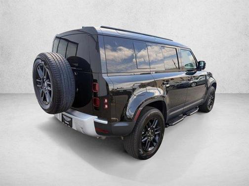 Santorini Black 2025 Land Rover Defender P300