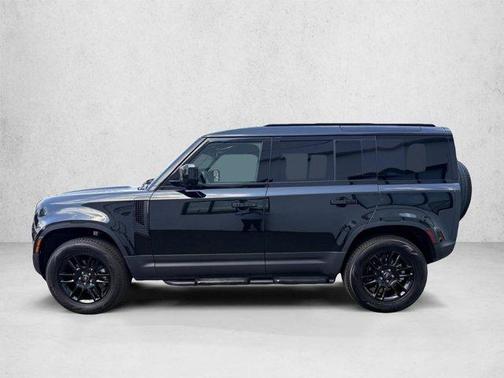 Santorini Black 2025 Land Rover Defender P300